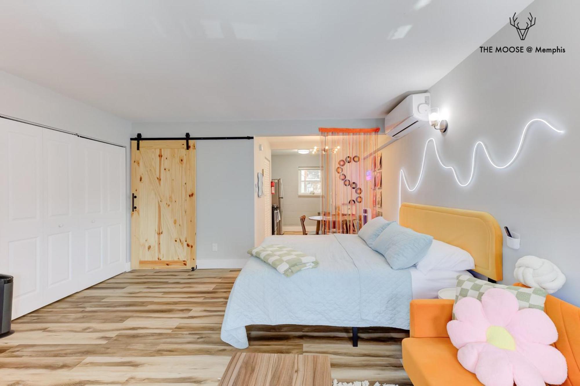 Apartamento The Moose #10 - Stylish Loft With King Bed, Free Parking & Wi-fi Memphis